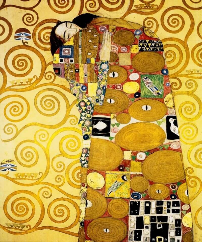 obraz spełnienie gustav klimt