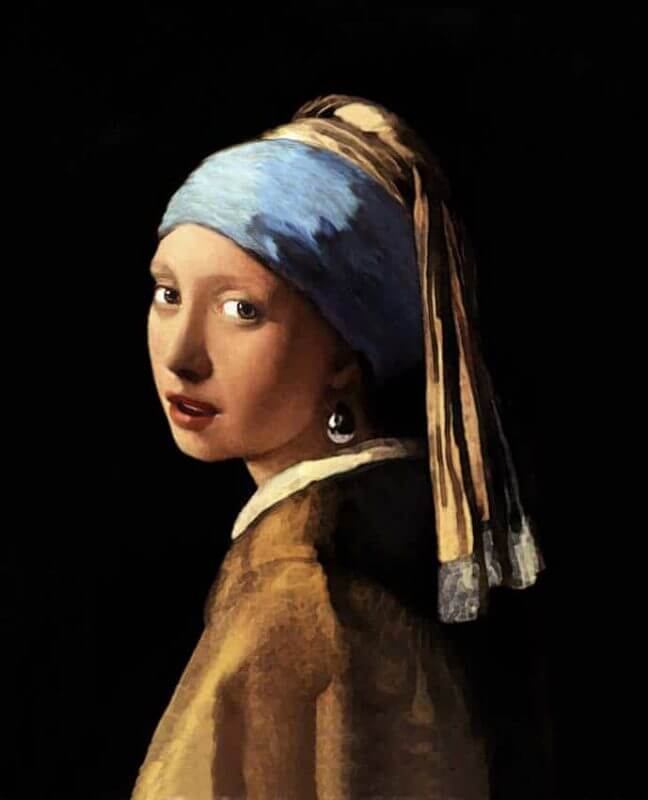 Girl with a Pearl Earring - Jan Vermeer - ParosArt