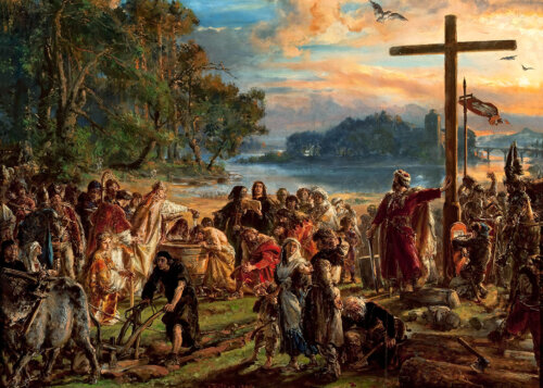 Jan Matejko Zaprowadzenie chrześc