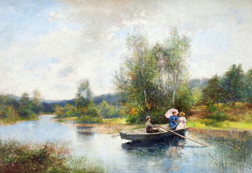 Severin Nilsson WIOŚLARSTWO W LETNIM KRAJOBRAZIE