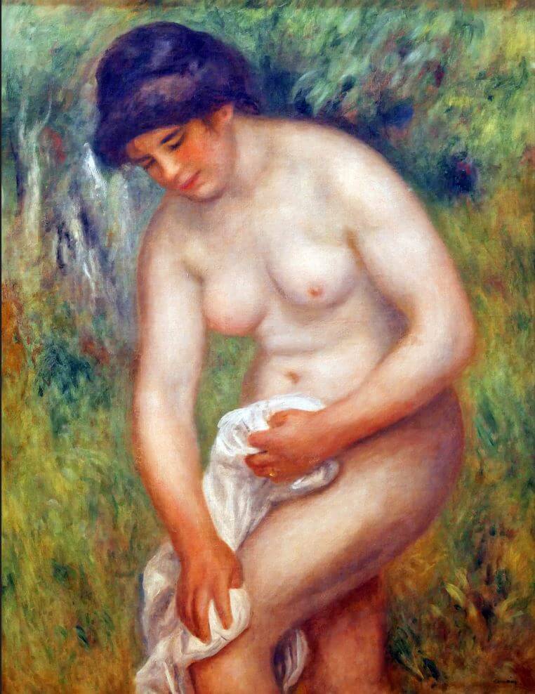 obraz_Renoir_kobieta_z_ręcznikiem