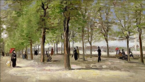 Reprodukcja obrazu „Alejka w Ogrodzie Luksemburskim” – Vincent van Gogh